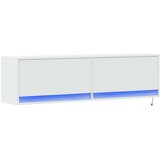 vidaXL Stenska TV omarica z LED lučkami bela 140x31x38 cm | Shoptok.si