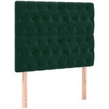  LED uzglavlje tamnozeleno 100x7x118/128 cm baršunasto | shoptok.hr