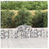  Lučne gabionske košare 7 kom 200x30x60/80 cm pocinčano željezo | shoptok.hr
