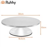 Ruhhy rotirajući stalak za ukrašavanje torti od nehrđajućeg čelika, 30 cm | shoptok.hr