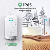 TECKNET brezžični hišni zvonec brez baterij z 2 EU vtičnicama | Shoptok.si