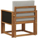  Srednja sofa za van Čvrsto drvo akacije Prirodna | shoptok.hr