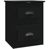 Maison Chic Stenska Nočna omarica - Nočna miza črna 41,5x36x53 cm, (21689102) Cene