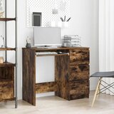  Radni stol boja dimljenog hrasta 90x45x76 cm konstruirano drvo | shoptok.hr
