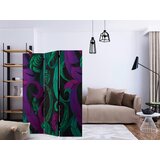 Artgeist PARAVAN 135/172/3 cm zelena, vijolična | Shoptok.si