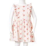  Dječja haljina s volanima nježnoružičasta 128 | shoptok.hr