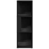 vidaXL Kotna omarica črna 33x33x100 cm iverna plošča | Shoptok.si