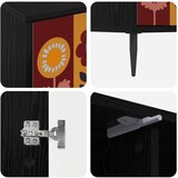  ormar ESSEN 102 x 33 x 51 cm Crni hrast Konstruirano drvo | shoptok.hr