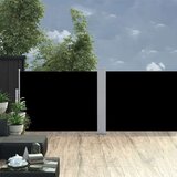  Uvlačiva bočna tenda 120 x 1000 cm crna | shoptok.hr