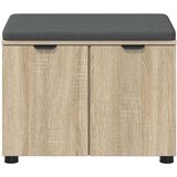  Haldna klop z blazino z vrati Sonoma hrast 60 x 38 x 46 cm, (5000155684) | Shoptok.si