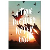  Slika - A True Love Story Never Ends (1 Part) Vertical 80x120 Akustična | shoptok.hr