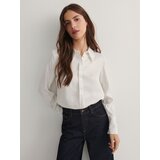 Reserved srajca iz sijoče tkanine - ebenovina | Shoptok.si