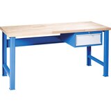  Delovna miza z nastavitvijo višine, modularni sistem, 1 posamezni predal, širina 1500 mm | Shoptok.si