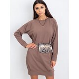 BASIC Feel Good Dress-RV-TU-5184.93P-brown | Shoptok.si