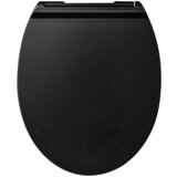 Poseidon WC deska Montreal (S samodejnim spuščanjem, Duroplast, Črne barve) | Shoptok.si