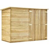 vidaXL Vrtno spremište za bicikl 232x110x170 cm impregnirana borovina | shoptok.hr