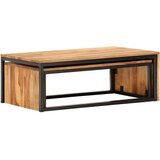  Uklapajući stolići 2 kom od masivnog drva akacije | Shoptok.si