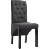 Furnova Jedilni stoli 4 kosi temno sivo blago, (21928847) | Shoptok.si