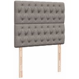  Krevet s oprugama i madracem smeđesivi 120 x 190 cm od tkanine | shoptok.hr