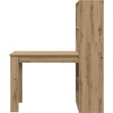  Stol s policom s pohranom hrast artisan 122 x 67 x 145 cm | shoptok.hr