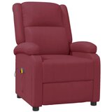 Maison Chic Masažni stol - Relax naslanjač vinsko rdeče umetno usnje, (22134918) | Shoptok.si
