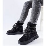 Gemre Black platform snow boots Rancourt | Shoptok.si