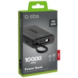 Sbs OUTLET - Prenosna baterija Power Delivery 10000 mAh črne barve, (5000265649) | Shoptok.si