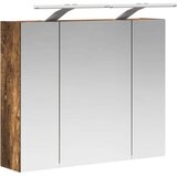 Kopalniška ogledalna omara Dimljeni oreh 60 x 14,5 x 50 cm, (5000232859) | Shoptok.si