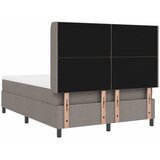  Krevet s opruga kutije Sivo-smeđa 190 x 140 cm tkanina | shoptok.hr