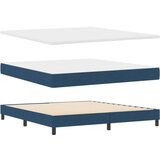  Postelja boxspring z vzmetnico Modra 180 x 200 cm blago, (5000128610) | Shoptok.si