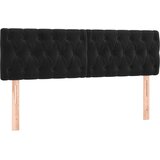  s oprugama i madracem crni 160x200 cm baršunasti | shoptok.hr