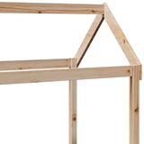  Dnevni krevet s krovom bez madraca 80 x 200 cm masivno drvo | shoptok.hr