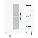  Komoda sjajna bijela 69,5x34x90 cm od konstruiranog drva | shoptok.hr