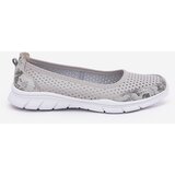 VINCEZA Leather perforated ballerinas | Shoptok.si