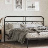  Metalno zamjensko uzglavlje crno 193 cm | shoptok.hr