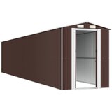  Vrtno spremište tamnosmeđe 192x1021x223 cm pocinčani čelik | shoptok.hr