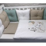 Deksi Posteljina sa ogradicom od jastučića Tri Drugara 120x60cm bež Cene