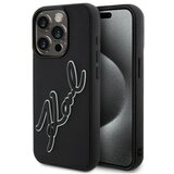 Karl Lagerfeld OVITEK HARDCASE ZA IPHONE 15 PRO 6.1 3D GUMIJASTI PODPIS, (5000011821) | Shoptok.si