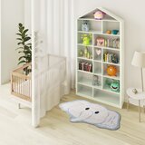 Universal Bijeli/svijetlo plavi periv dječji tepih 75x120 cm Candy – | shoptok.hr
