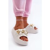 Boto Women's Foam Slides With Decorations On Thick Sole White Bremavia | ePonuda.com