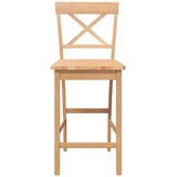  Barske stolice 2 kom. Prirodno puno drvo guma | shoptok.hr