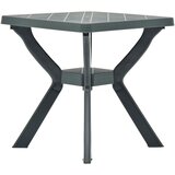 vidaXL Bistro miza zelena 70x70x72 cm plastika Cene
