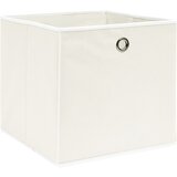  Kutije za pohranu 4 kom bijele 32 x 32 x 32 cm od tkanine | Eponuda.com