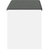  Klupa za hodnik s jastukom s policom Bijeli 83 x 38 x 45 cm | Eponuda.com