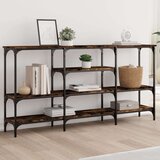  Konzolni stol boja hrasta 160x29x80 cm od konstruiranog drva Cijene