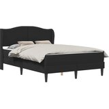  Krevetna konstrukcija Crna 160 x 200 cm Umjetna koža | Eponuda.com