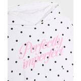 Sinsay Oversize dukserica s pamukom i printom | shoptok.hr