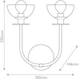 Elstead Lighting STENSKA SVETILKA Alora Mood 40 W 220-240 V E27 | Shoptok.si
