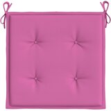  Jastuci za vrtne stolice 4 kom ružičasti 50x50x4 cm od tkanine | shoptok.hr