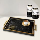 Aberto Design Poslužavnik TPA9823 50 x 29 x 3.5 cm, Šareni u